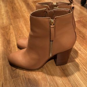 Tan Aldo heal bootie